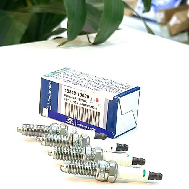Bộ Bugi Bạch Kim Platinum 4 cái cho  xe I10, Accent, Morning...( Hyundai Ấn Độ chính hãng) - ảnh 5