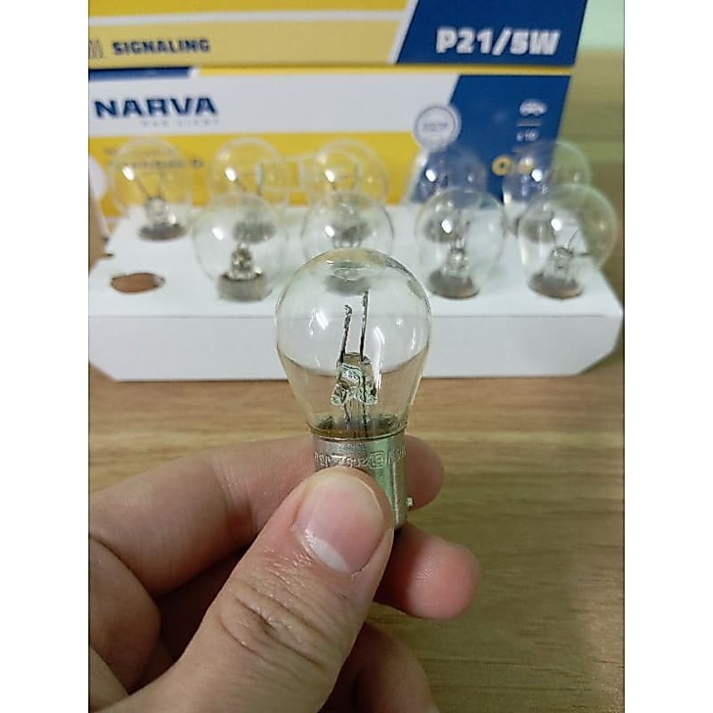 Bóng đèn phanh ô tô, xe máy chân cài P21/5W 12V Narva - ảnh 6