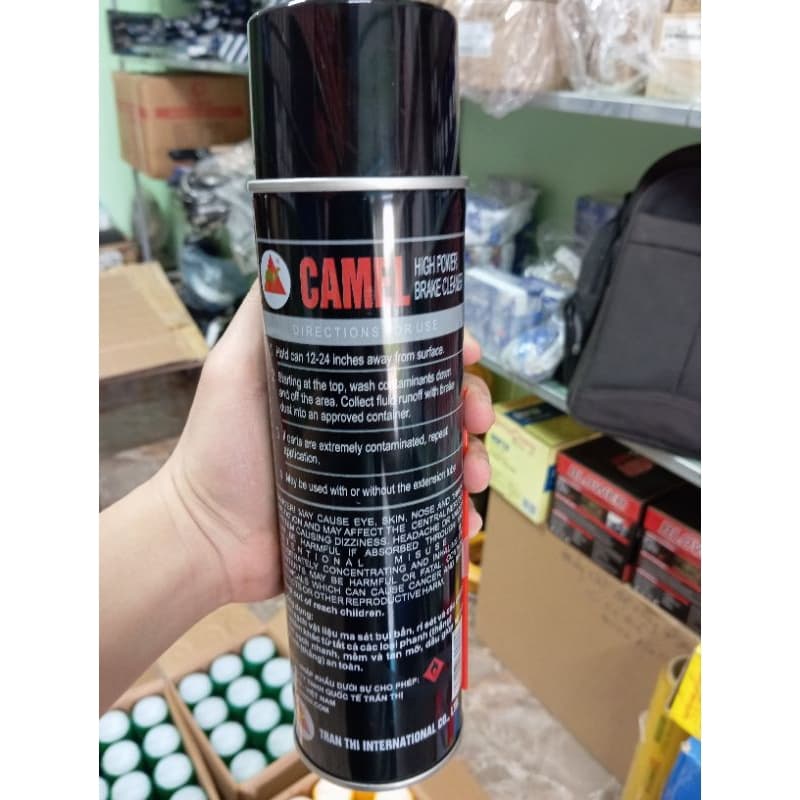 Chai xịt vệ sinh má phanh Camel - ảnh 4