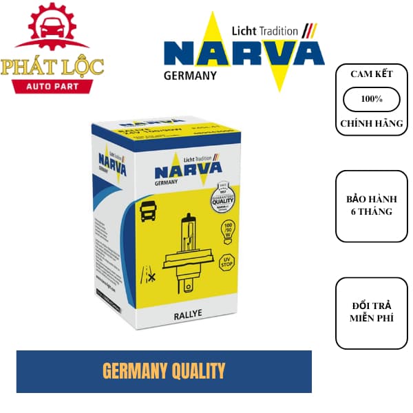 Bóng đèn Narva H4 100/90w-24V - ảnh 2