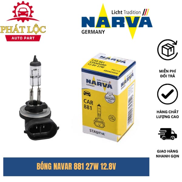 Bóng đèn Narva 881 27w-12.8V