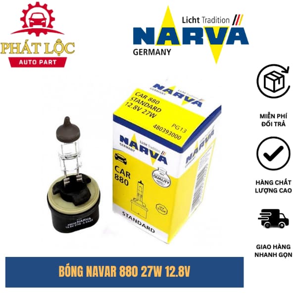 Bóng đèn Narva 880 27w-12.8V