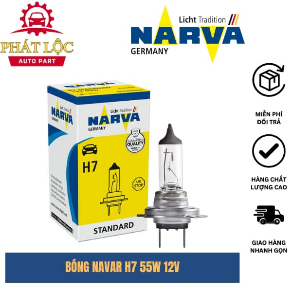 Bóng Narva H7 55w-12v