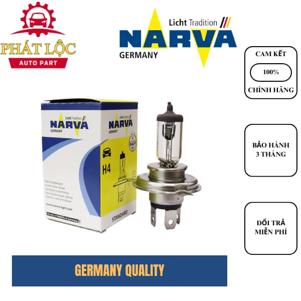 Bóng đèn Narva H4 60/55w-12V - ảnh 2