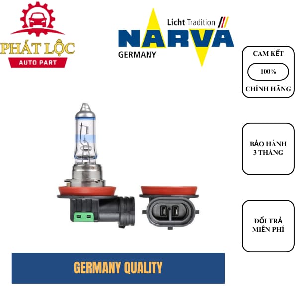 Bóng đèn NARVA H11 12V 55W chính hãng - ảnh 2