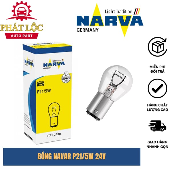 Bóng đèn Narva P21/5W-24V