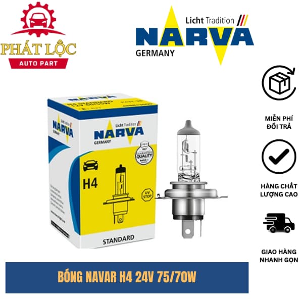 Bóng đèn H4 24V 75/70W
