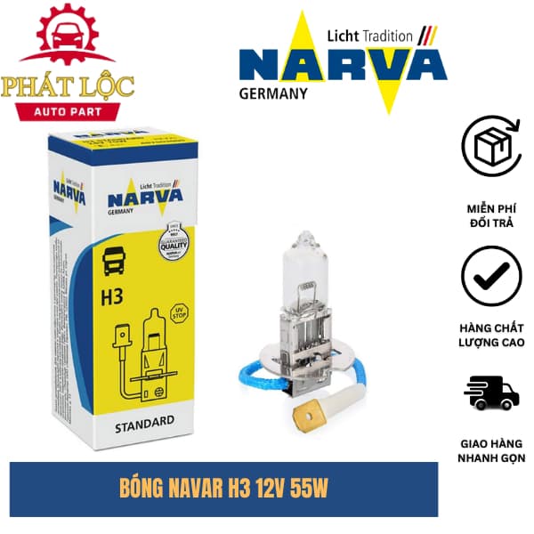 Bóng đèn Narva  H3 12V 55W