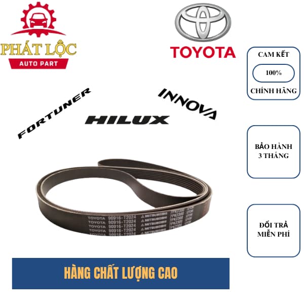 Dây tổng chính hãng Toyota cho xe Innova, Fortuner máy xăng, Hilux máy xăng - ảnh 2
