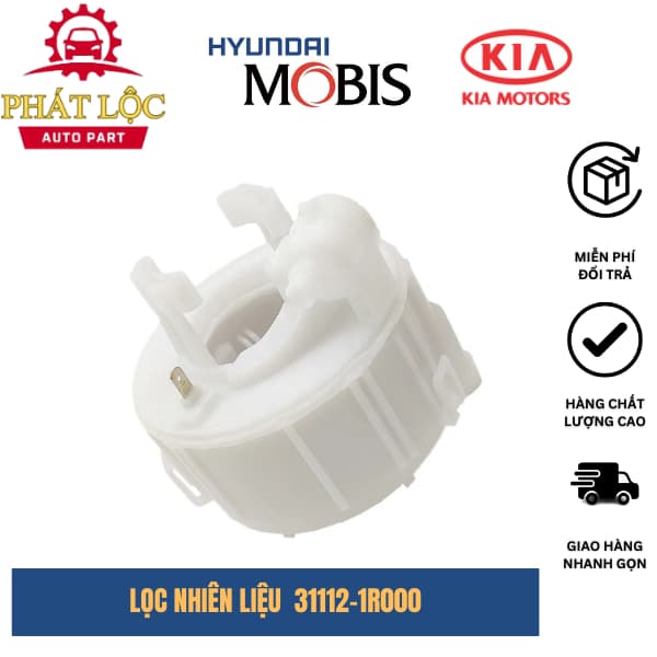 Lọc xăng MOBIS Ấn Độ chính hãng Accent 12-17, I10 14-21, Soluto, Santafe, Sorento