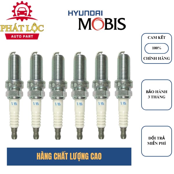 [ Giá 1 cái] Bu-gi chân kim MOBIS chính hãng dùng cho xe Santafe 06-12, Tucson... - ảnh 2