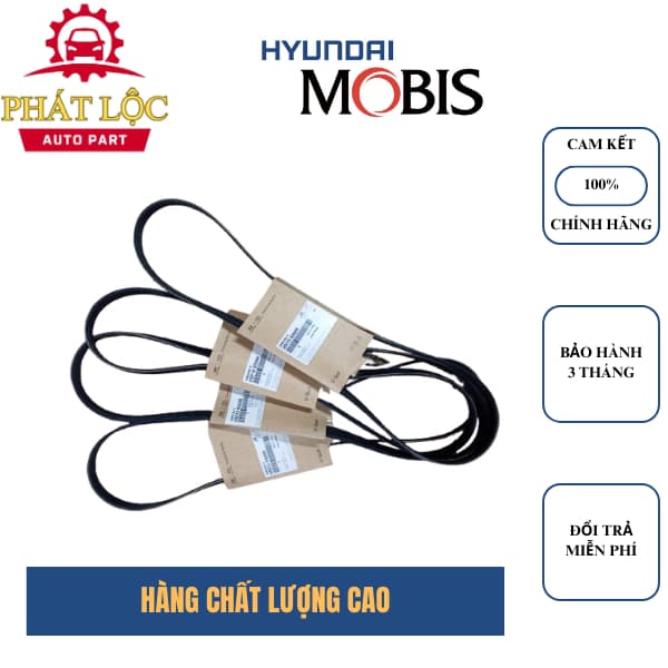 Dây Curoa tổng 1.2 Morning, Accent 2012-2017 ( Hyundai Kia chính hãng) - ảnh 2