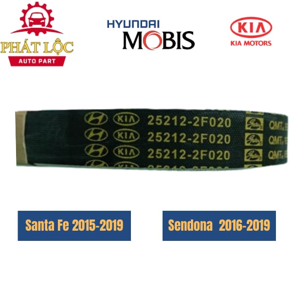 Dây curoa tổng Santafe 2015-2019, Kia Sendona - ảnh 3