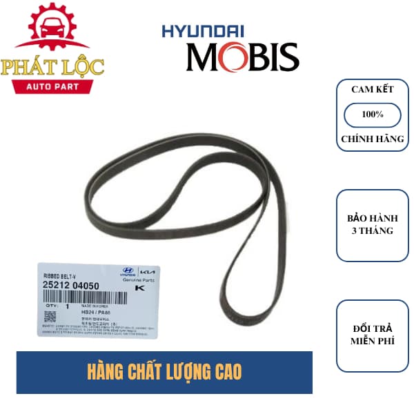 Dây curoa tổng xe  Morning 12-22 1.0 3 máy, Rio 12-15,Avante 12-15, Elantra 16..( Mobis chính hãng) - ảnh 2