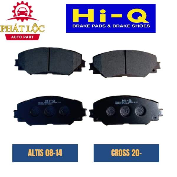 Má phanh trước Hi-Q phù hợp Altis 2008-2014, Corolla Cross 2020-2026 ( Hi-Q chính hãng) - ảnh 3