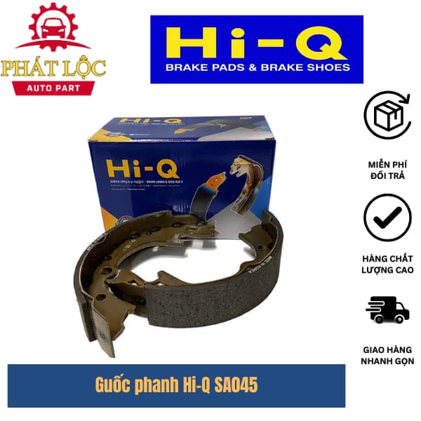 Guốc phanh sau Hi-Q phù hợp với xe tải Bongo , Frontier, Porter 2 ( chính hãng Hi-Q)