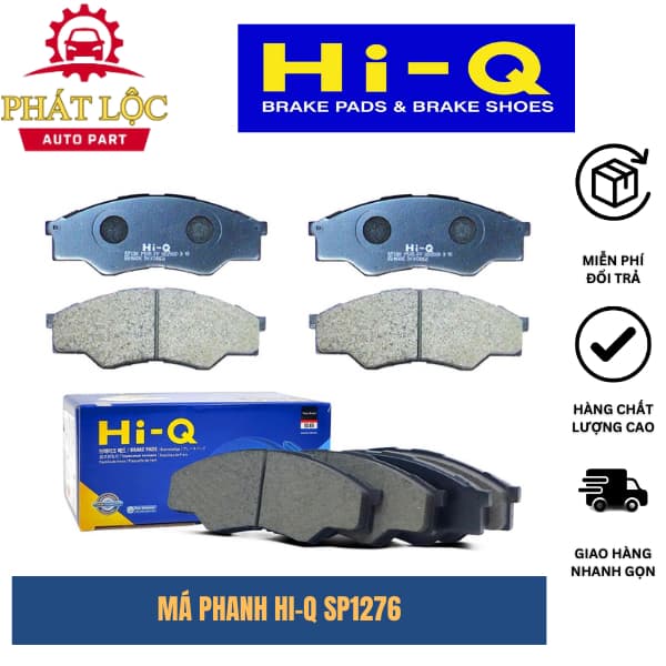 Má phanh trước  Hi-Q phù hợp Innova 2004-2016, Hilux 2009-2010 3.0 Diesel ( Hi-Q chính hãng)