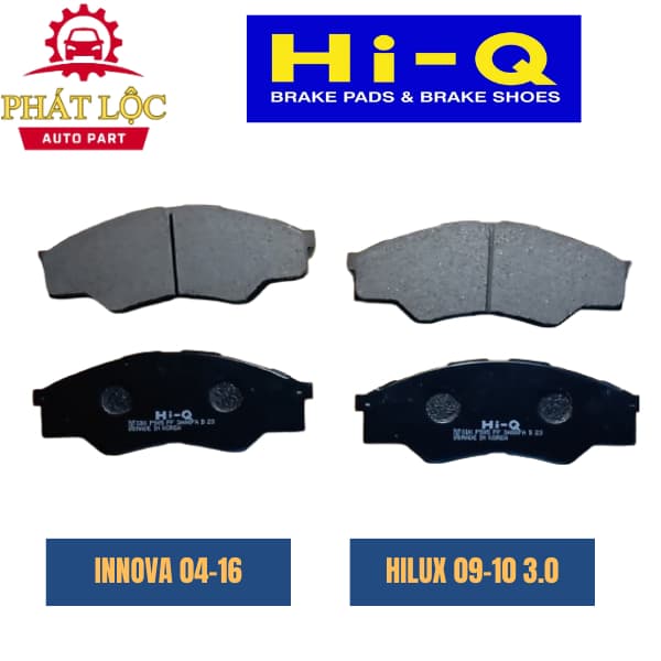 Má phanh trước  Hi-Q phù hợp Innova 2004-2016, Hilux 2009-2010 3.0 Diesel ( Hi-Q chính hãng) - ảnh 3