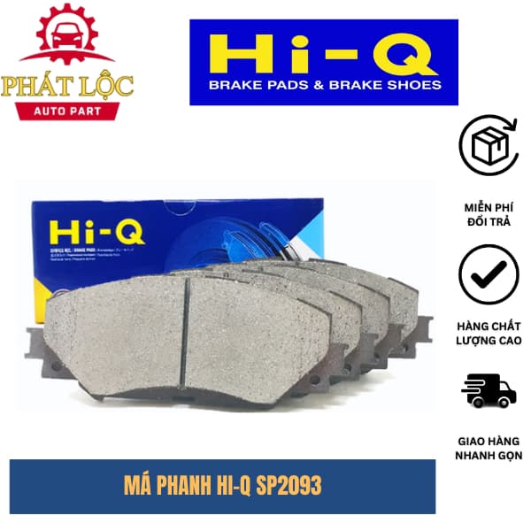 Má phanh trước Hi-Q phù hợp Altis 2008-2014, Corolla Cross 2020-2026 ( Hi-Q chính hãng)