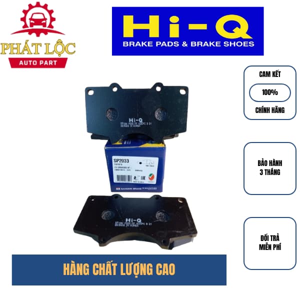 Má phanh trước Hi-Q phù hợp với Fortuner 2005-2018, Hilux 2015-2021...( Hi-Q chính hãng) - ảnh 2