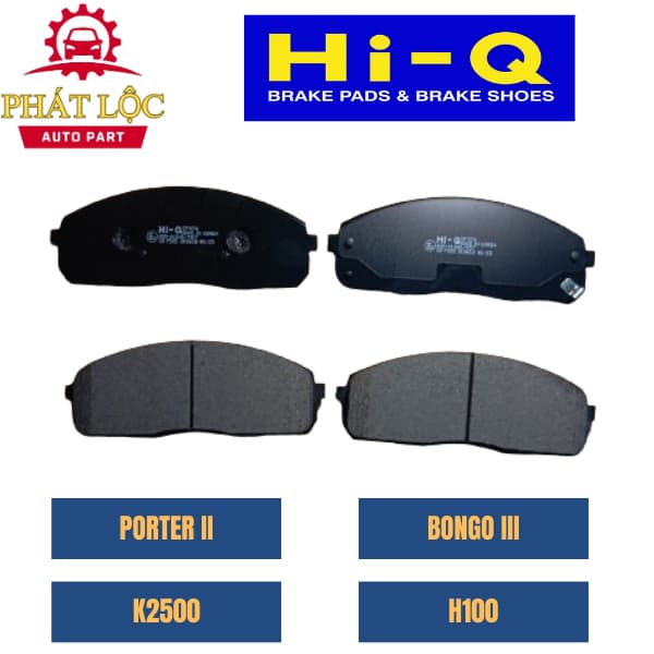 Má phanh trước Hi-Q phù hợp Porter II, Bongo III, K2500, K2900, H100 ( Hi-Q chính hãng) - ảnh 3