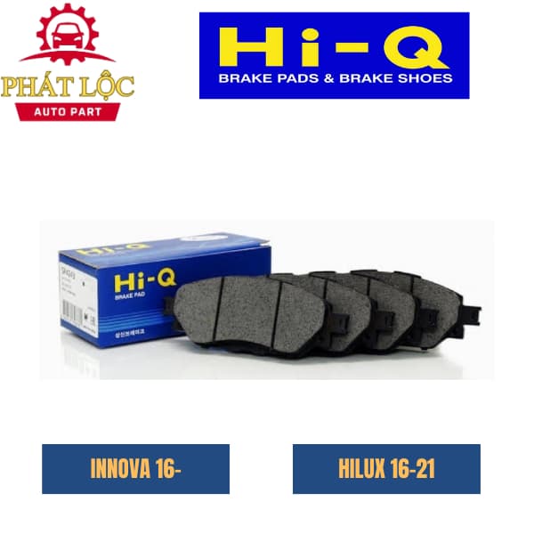 Má phanh trước Hi-Q phù hợp Innova 2016-2022, Hilux 2016-2021 ( Hi-Q chính hãng) - ảnh 3