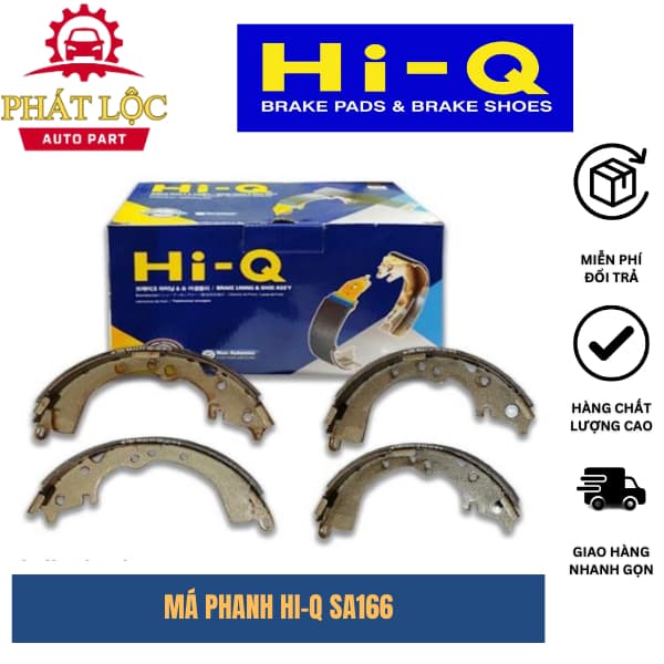 Guốc phanh sau Hi-Q phù hợp với Innova 2004-2016, Zace 04-, Hilux Vigo 4*2 ( Hi-Q chính hãng)