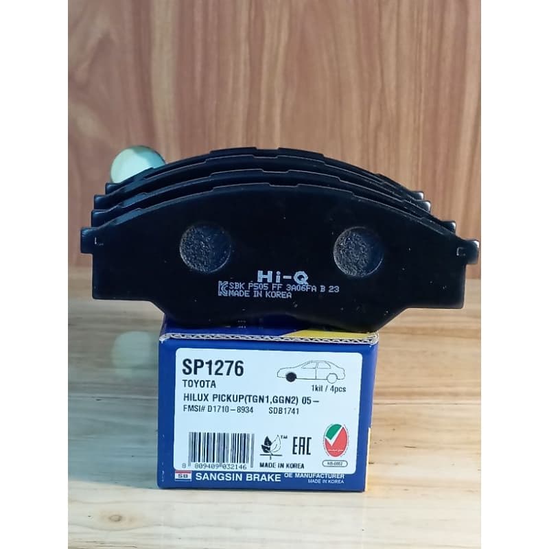 Má phanh trước  Hi-Q phù hợp Innova 2004-2016, Hilux 2009-2010 3.0 Diesel ( Hi-Q chính hãng) - ảnh 6