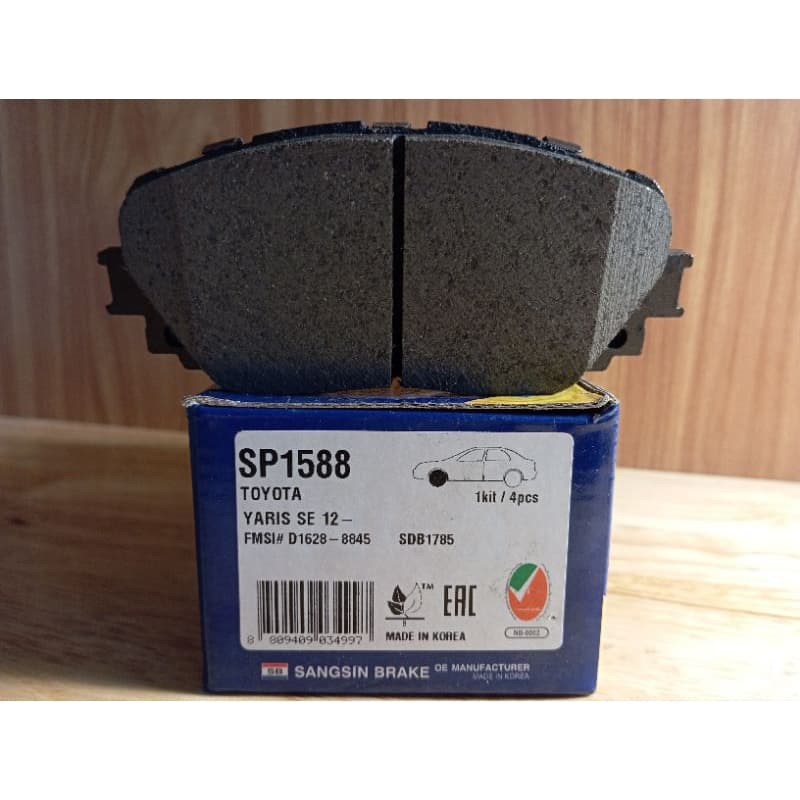 Má phanh trước Hi-Q phù hợp Vios 2007-2022, Yaris 2014- 2022( Hi-Q chính hãng) - ảnh 6