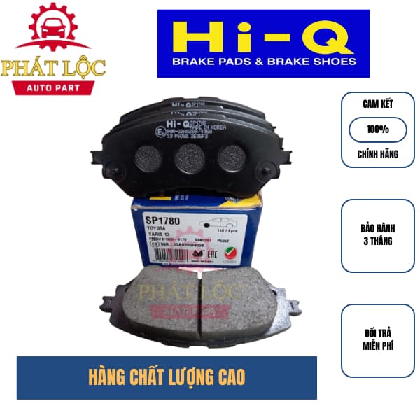 Má phanh trước Hi-Q phù hợp Vios Limo máy 1.3, Yaris 2013- ( Hi-Q chính hãng) - ảnh 2