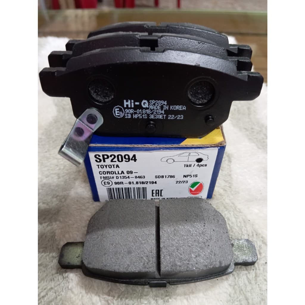 Má phanh sau Hi-Q phù hợp  Altis 07-19, Vios 07-23, Yaris 05-13 ( Hi-Q chính hãng) - ảnh 6