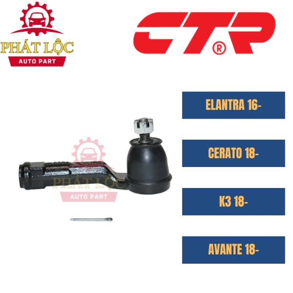 Rotuyn lái ngoài phải CTR phù hợp với Elantra 16-, Kona 18-, Avante 18-, K3 18-, Cerato 18-, I30 16- ( CTR chính hãng) - ảnh 3