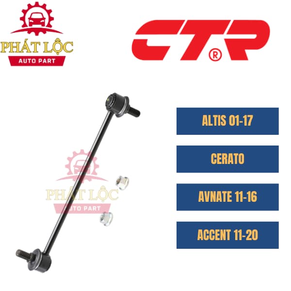 Rotuyn cân bằng CTR phù hợp với Altis 01-17, Cerato, Accent 11-20, Avante 11-16,....(CTR chính hãng) - ảnh 3