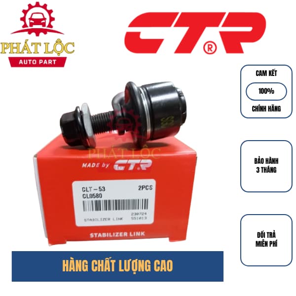 Rotuyn cân bằng trước CTR phù hợp với Innova 04-, Hilux 04-15 ( 1 cầu)  (CTR chính hãng) - ảnh 2