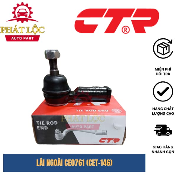 Rotuyn lái ngoài CTR phù hợp với Innova 2004-2022, Hilux 2004-2015 (CTR chính hãng)