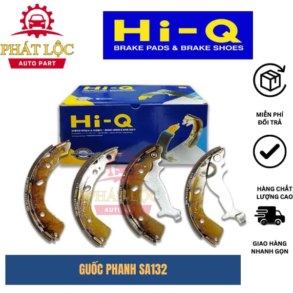 Guốc phanh sau Hi-Q phù hợp với Getz 2002-, Click 2002- ( HI-Q chính hãng)