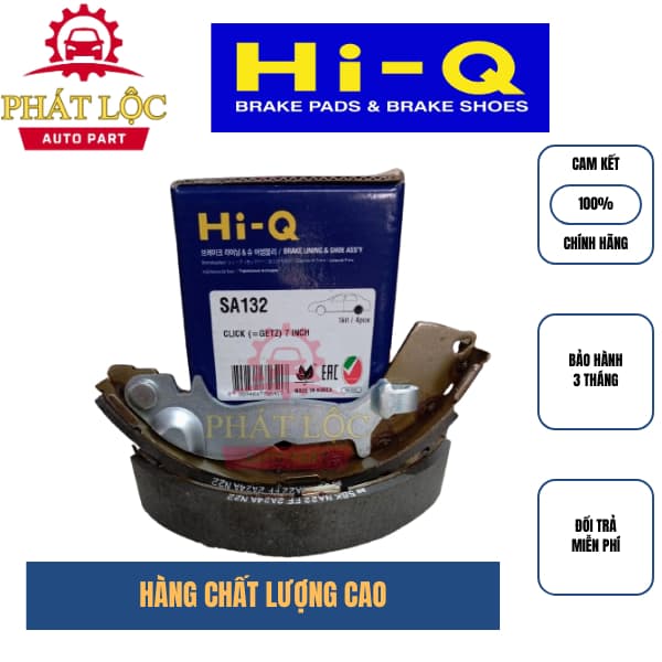 Guốc phanh sau Hi-Q phù hợp với Getz 2002-, Click 2002- ( HI-Q chính hãng) - ảnh 2