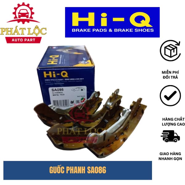Guốc phanh sau Hi-Q phù hợp Matiz 2003-, Spark 2005-2010 ( HI-Q chính hãng)