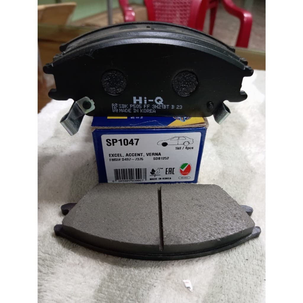 Má phanh trước Hi-Q phù hợp Getz 2002-2010, Accent 1994-2005 ( Hi-Q chính hãng) - ảnh 4