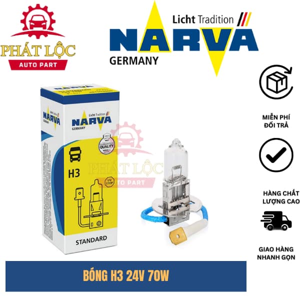 Bóng đèn Narva  H3 24V 70W