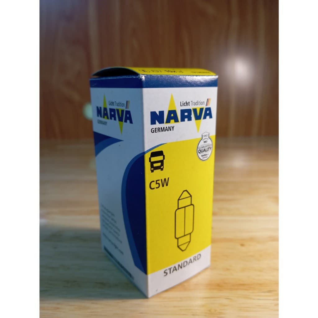 Bóng đèn trần, soi biển số, bóng cầu chì... C5W 24V 5W  (chính hãng NARVA ) - ảnh 4
