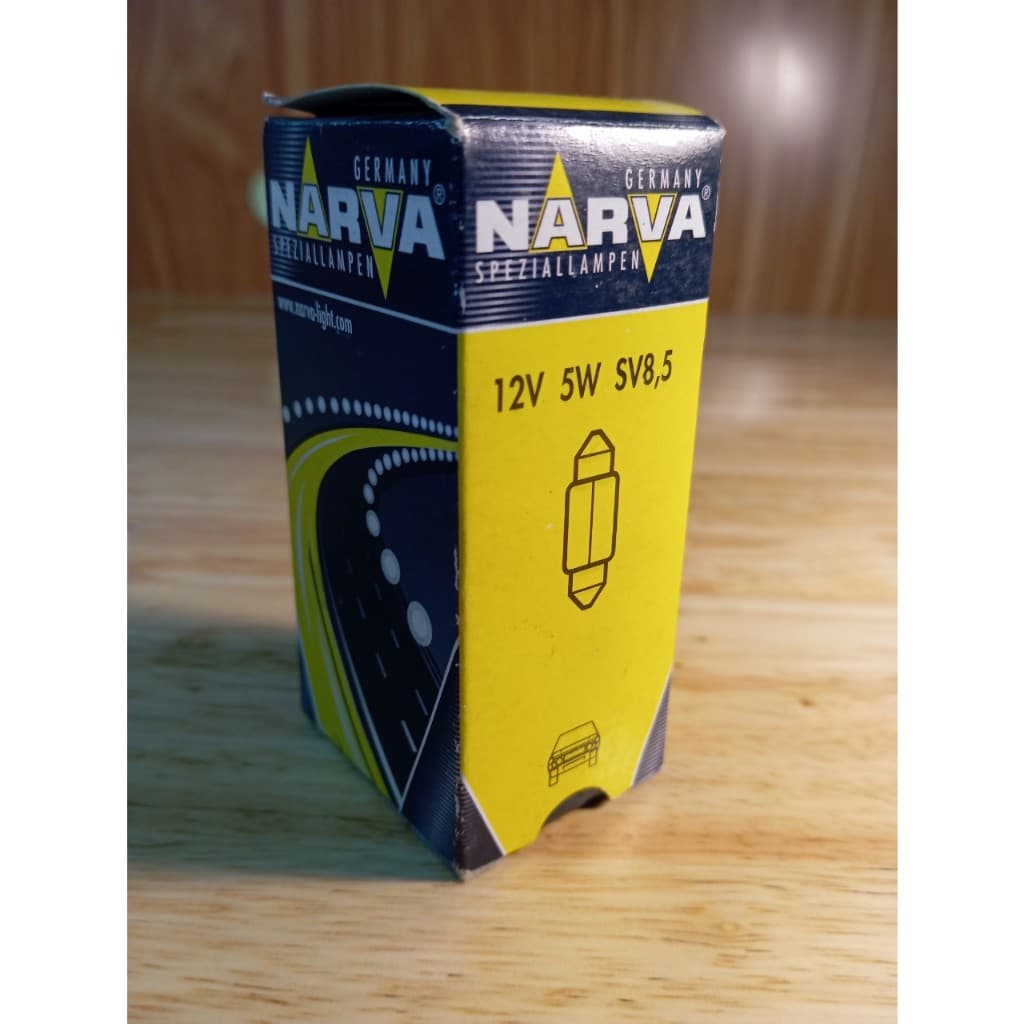 Bóng đèn trần, soi biển số, bóng cầu chì... C5W 12V 5W ( chính hãng NARVA ) - ảnh 4