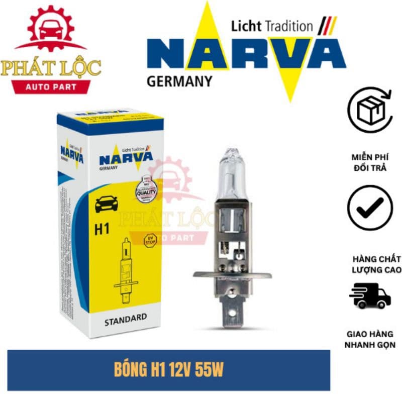 Bòng  H1 12V 55W ( chính hãng Narva}