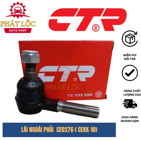 Rotuyn lái ngoài trái CTR phù hợp với K3000, Bongo 1.4-2.5 Tấn, Titan 90-97 ( CTR chính hãng)
