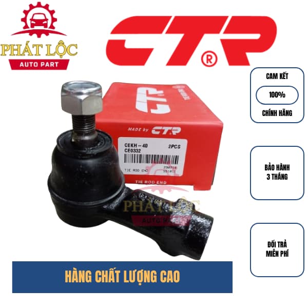 Rotuyn lái ngoài CTR phù hợp với Porter II 2004-, Bongo 2004- ( CTR chính hãng) - ảnh 2