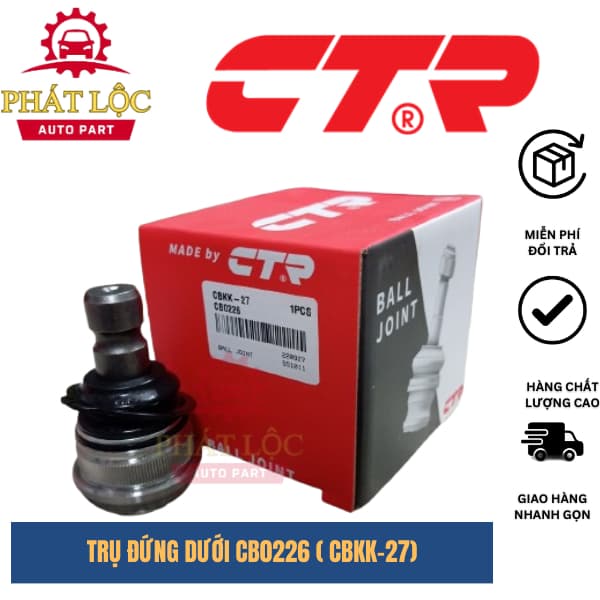 Rotuyn Trụ dưới CTR phù hợp với I10 2013-2020, Morning/Picanto 2011-2020 ( CTR chính hãng)