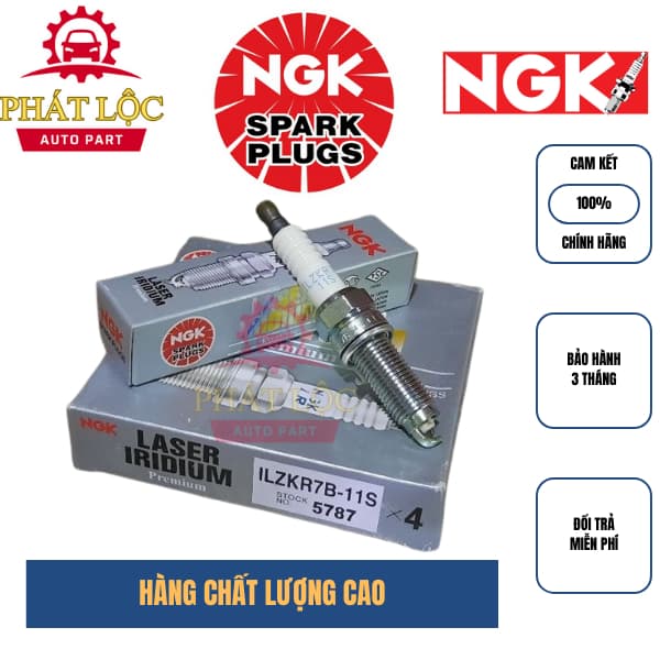 Bộ Bugi 4 cái NGK phù hợp với  xe Honda Civic, CR-V, Accord... ( NGK chính hãng) - ảnh 2