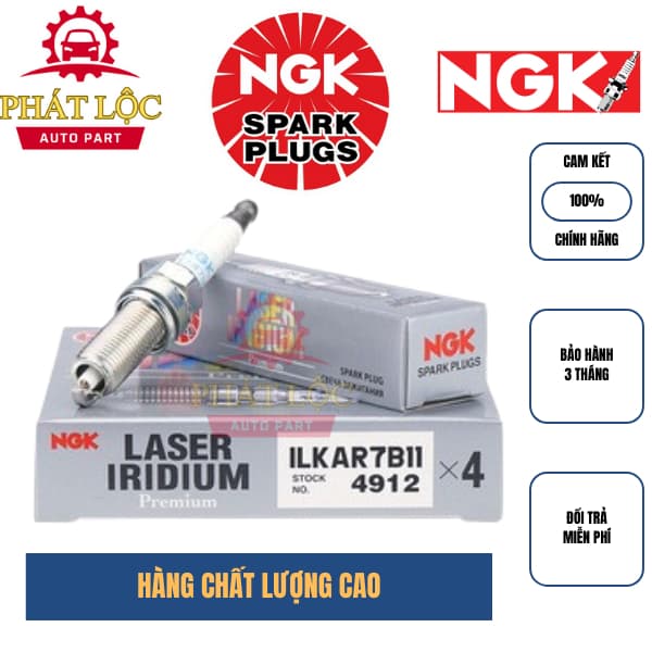 Bộ Bugi Iridium 4 cái  NGK phù hợp với  xe Corolla Altis ( NGK chính hãng) - ảnh 2