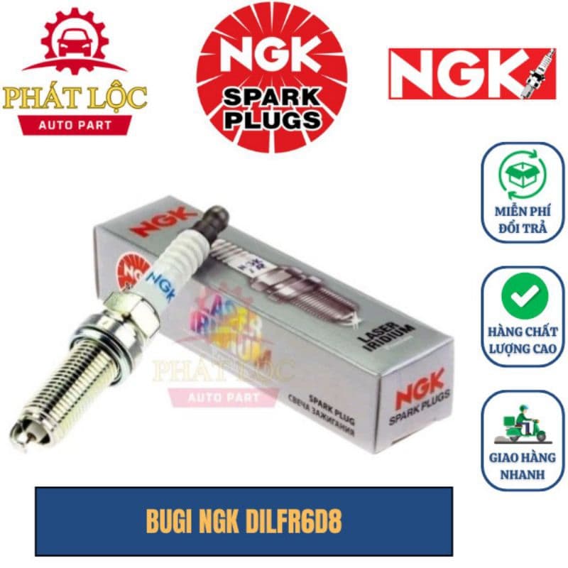 Bộ Bugi 4 cái NGK phù hợp với  Innova, Fortuner, Lancruiser ... ( NGK chính hãng)