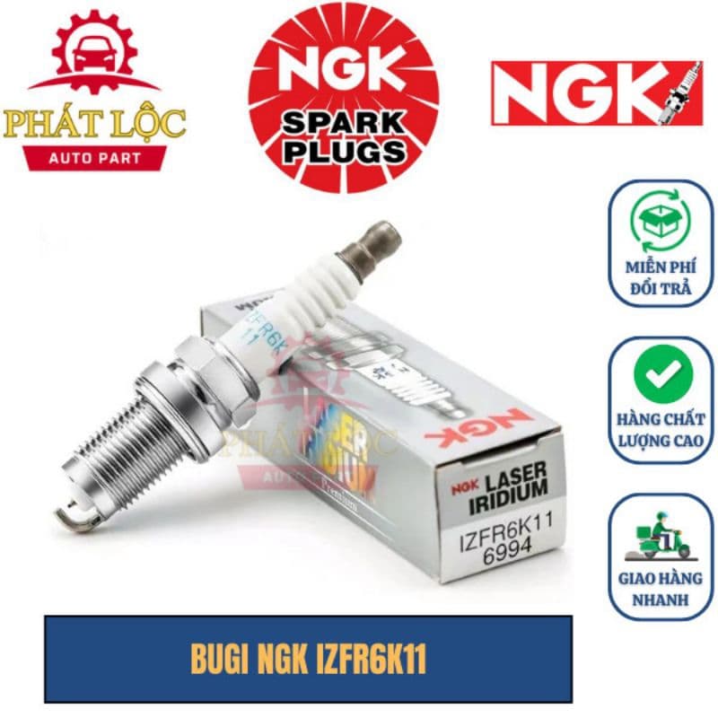 Bộ Bugi 4 cái NGK phù hợp với  xe Honda city 1.3 (08-14) Honda Civic 2.0 (06-15)... ( NGK chính hãng)